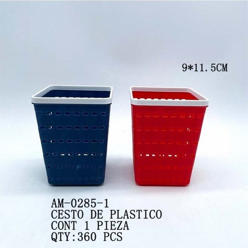 [AM-0285-1 [360 PZS/CAJA]] [AM-0285-1] B-CESTO DE PLASTICO