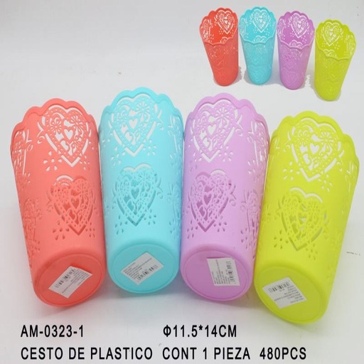[AM-0323-1 [480 PZS/CAJA]] [AM-0323-1] CESTO DE PLASTICO