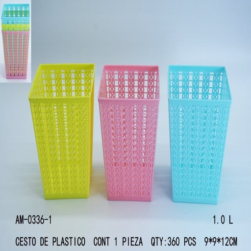 [AM-0336-1 [360 PZS/CAJA]] [AM-0336-1] CESTO DE PLASTICO