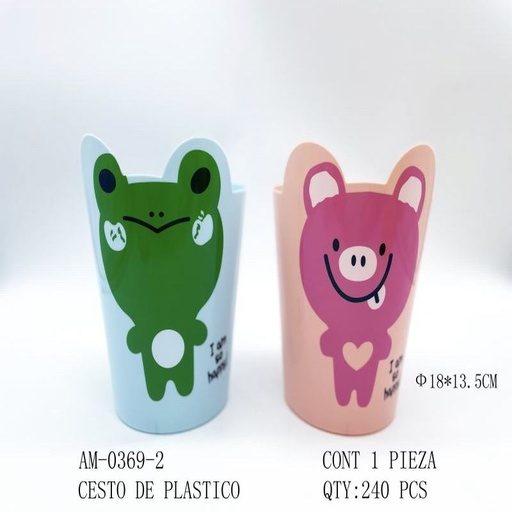 [AM-0369-2 [240 PZS/CAJA]] [AM-0369-2] CESTO DE PLASTICO
