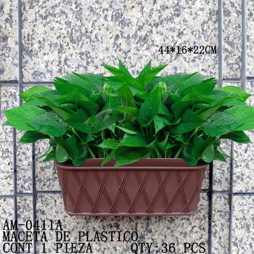 [AM-0411A [36 PZS/CAJA]] [AM-0411A] MACETA DE PLASTICO