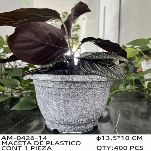 [AM-0426-14 [400 PZS/CAJA]] [AM-0426-14] MACETA DE PLASTICO