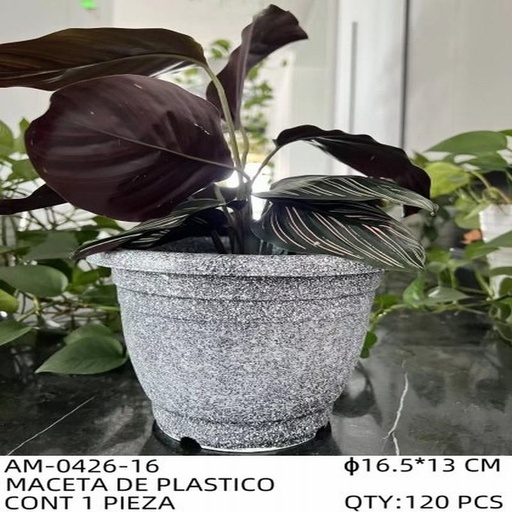 [AM-0426-16 [120 PZS/CAJA]] [AM-0426-16] MACETA DE PLASTICO