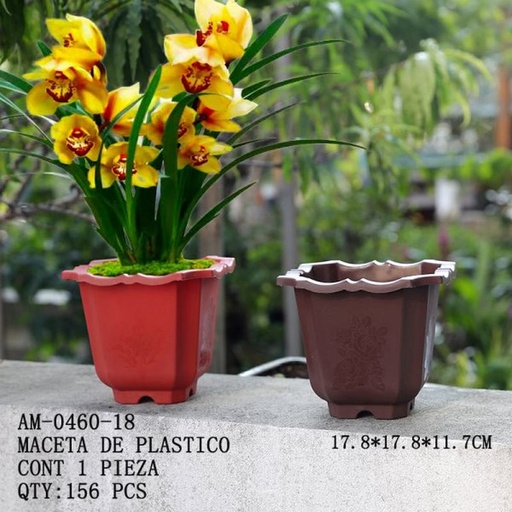 [AM-0460-18 [156 PZS/CAJA]] [AM-0460-18] MACETA DE PLASTICO