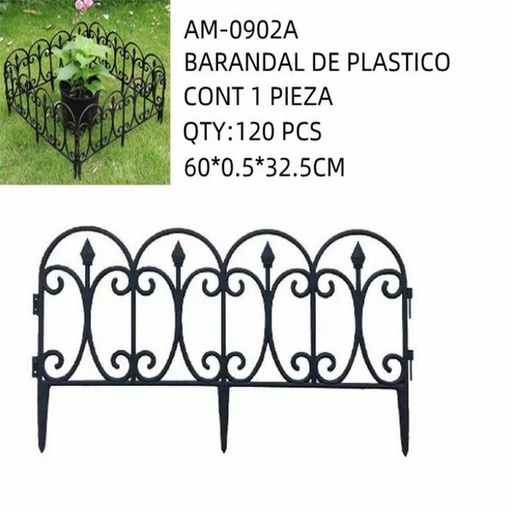 [AM-0902A [120 PZS/CAJA]] [AM-0902A] B-BARANDAL DE PLASTICO