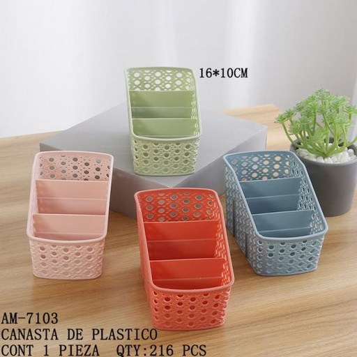 [AM-7103 [216 PZS/CAJA]] [AM-7103] CANASTA DE PLASTICO