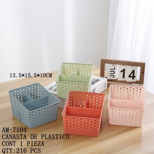 [AM-7104 [216 PZS/CAJA]] [AM-7104] CANASTA DE PLASTICO
