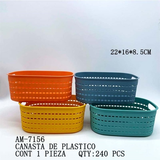 [AM-7156 [240 PZS/CAJA]] [AM-7156] CANASTA DE PLASTICO