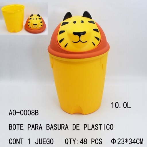 [AO-0008B [48 PZS/CAJA]] [AO-0008B] BOTE PARA BASURA DE PLASTICO